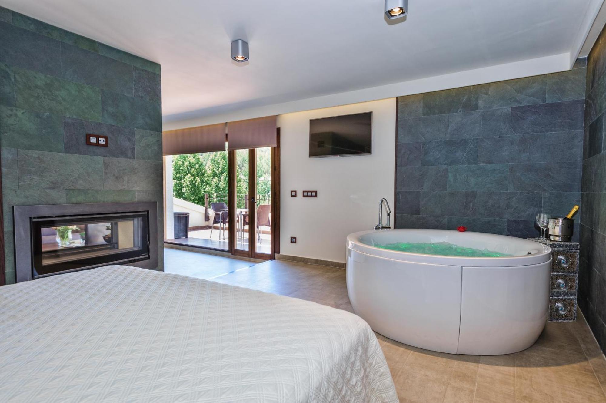 Suites Finca Los Olivos Alcala del Jucar Extérieur photo